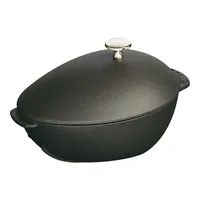 Zwilling Staub Mussel pot - Einzelpfanne - Schwarz - Eisenguss - 2 l - 3,2 kg