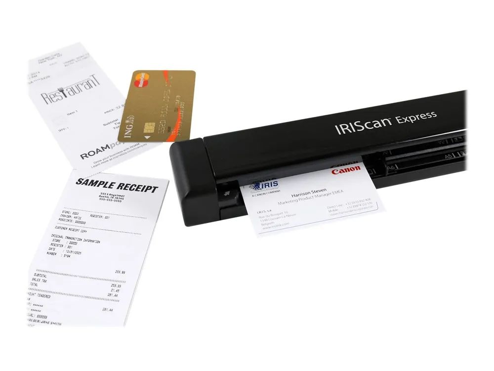 IRIS IRISCan Express 4 - Einzelblatt-Scanner - Kontaktbildsensor (CIS)