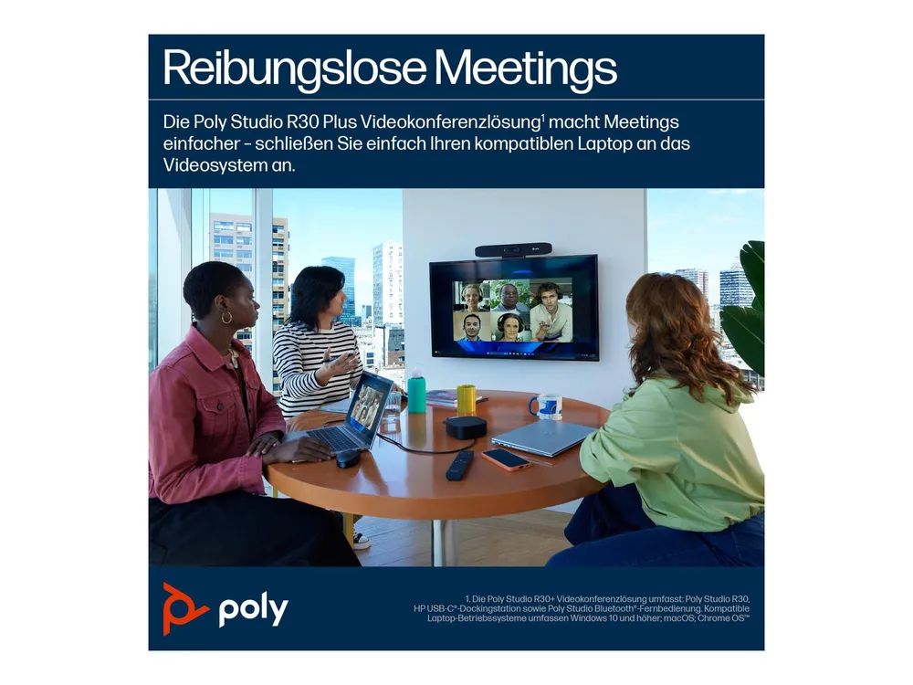 Poly HP Poly Studio R30 No Radio - USB-Videoleiste