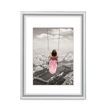 Hama Kunststoffrahmen "Swing", Silber, 20 x 30 cm