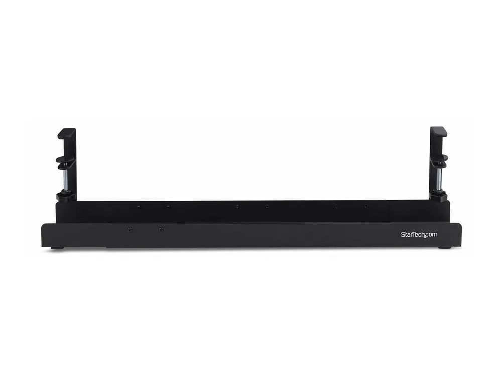 StarTech.com Under Desk Cable Management Tray, Clamp-on Installation