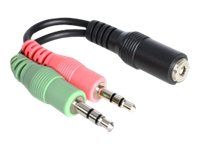 Delock Audio-Adapter - mini-phone stereo 3.5 mm weiblich zu mini-phone stereo 3.5 mm männlich