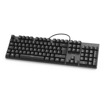 Hama Mechanische Office-Tastatur "MKC-650", extralanges Kabel, Schwarz/Anthrazit