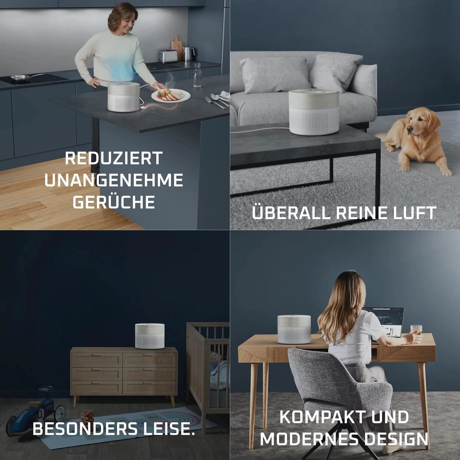 Rowenta PU1520 Luftreiniger Pure Air Mini HEPA Allergy+ Filterung - REIS