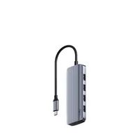 CUDY 6-IN-1 USB-C Hub 4K HDMI UH500 - Hub - 5 Gbps