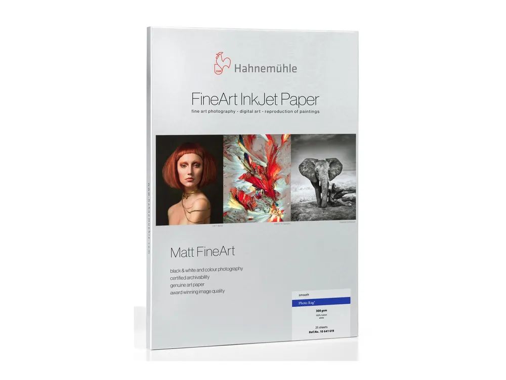 Hahnemühle Digital FineArt Photo Rag - Matt - 480 Mikron - weiß - A4 (210 x 297 mm)