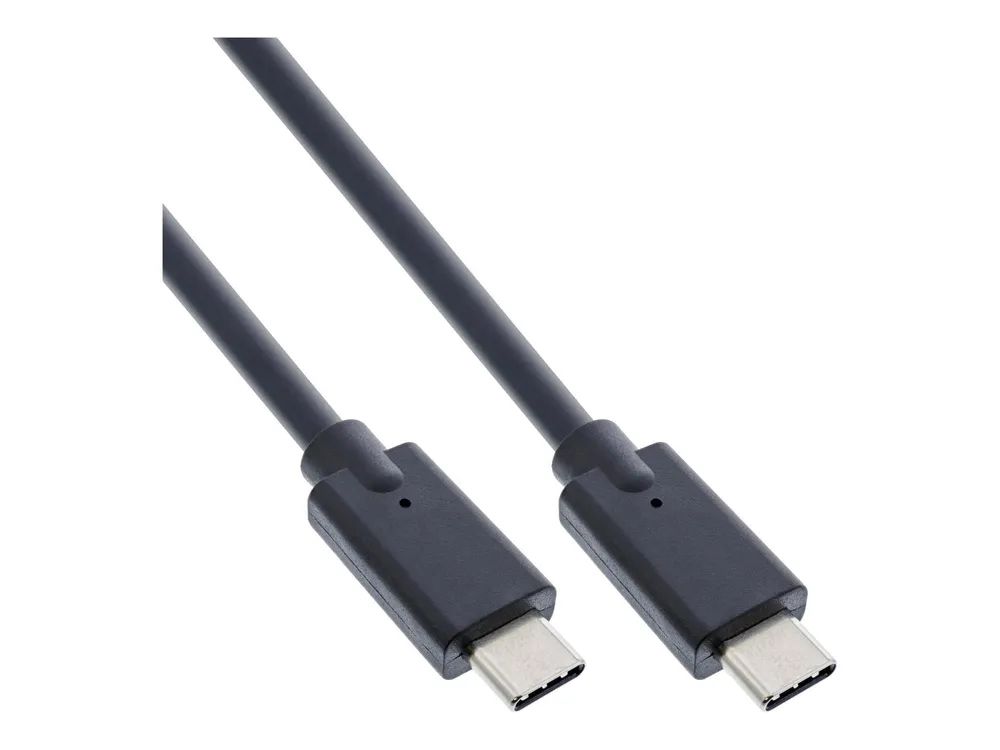 InLine USB 3.2 Gen.2x2 Kabel - USB-C Stecker/Stecker - schwarz - 2m