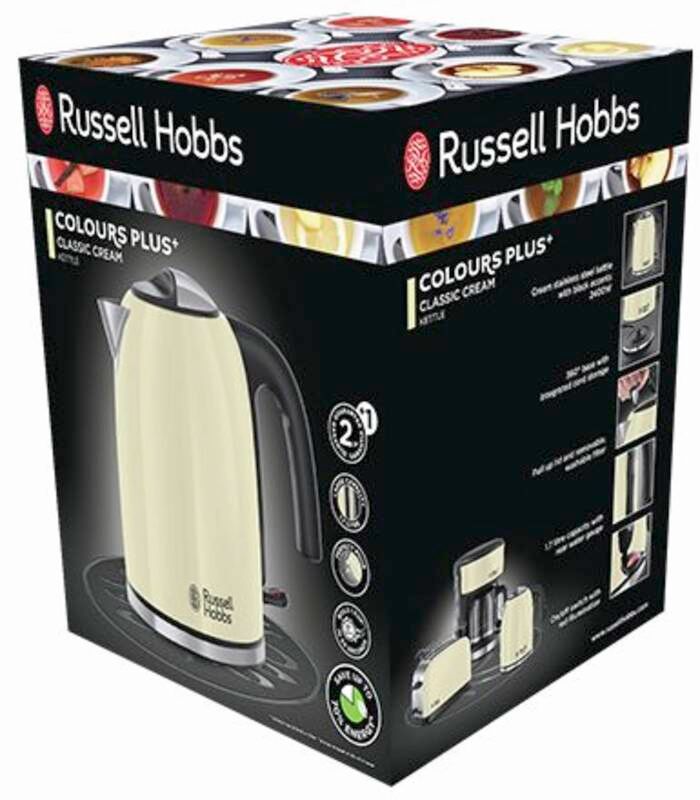 Russell Hobbs Colours Plus+ Classic Cream Wasserkocher