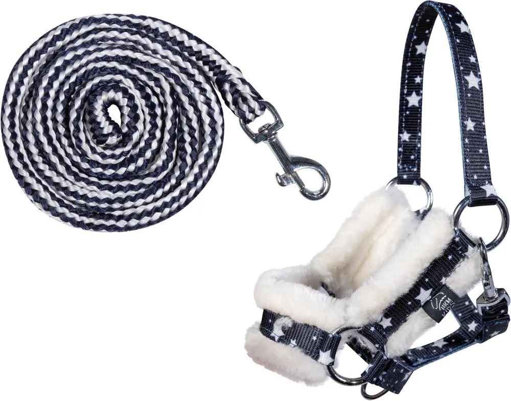 HKM Sports Equipment GmbH Halfter und Strick -Hobby Horsing- navy