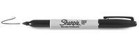 Sharpie Fine Point - Schwarz - Feine Spitze - Mehrfarbig - Fein - Metall - Papier - Kunststoff - AP