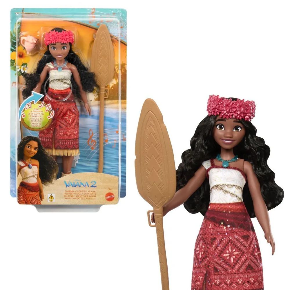 Mattel GmbH DP Singende Vaiana (D, E, I, F)