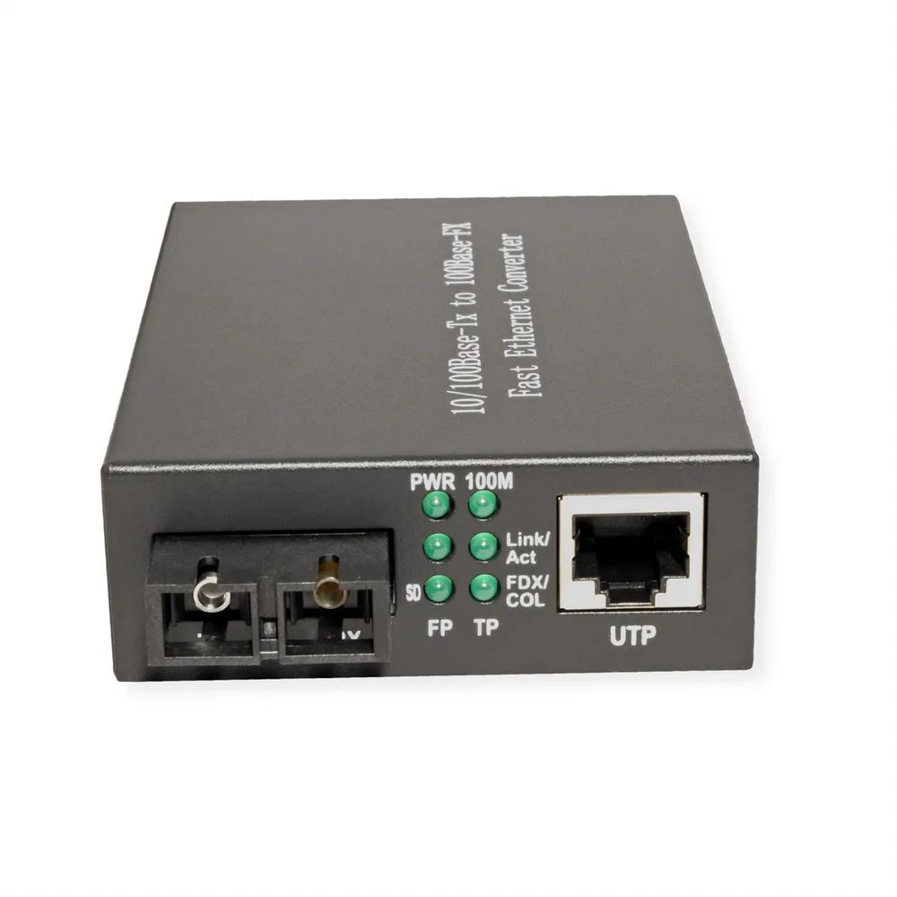 VALUE Fast Ethernet Konverter, RJ-45 - SC
