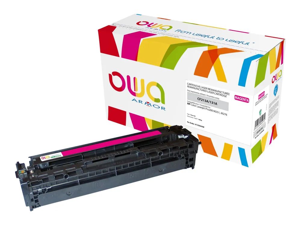 Armor OWA - Magenta - kompatibel - wiederaufbereitet - Tonerpatrone (Alternative zu: HP CF213A)