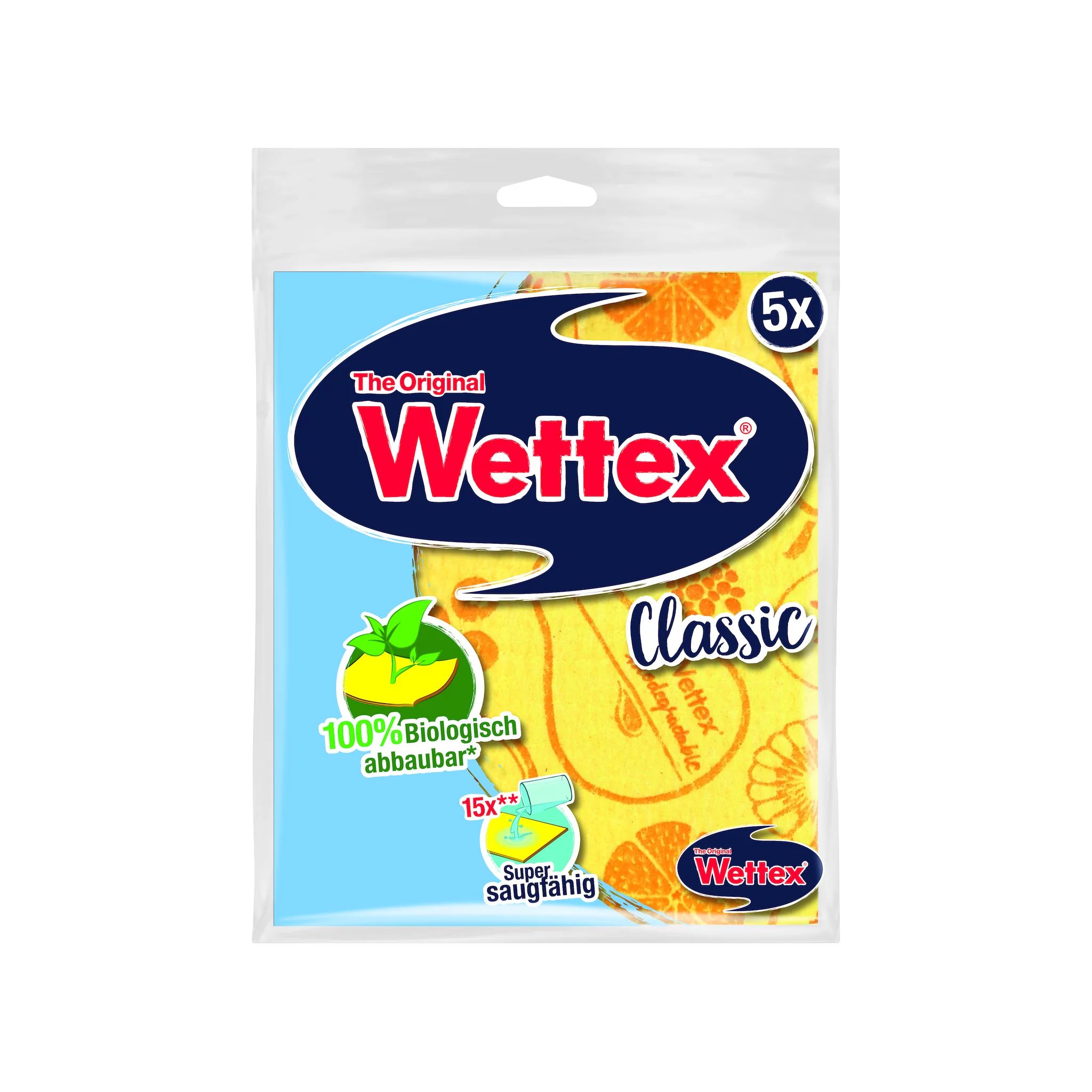 Vileda Wettex Classic, trockenes Schwammtuch