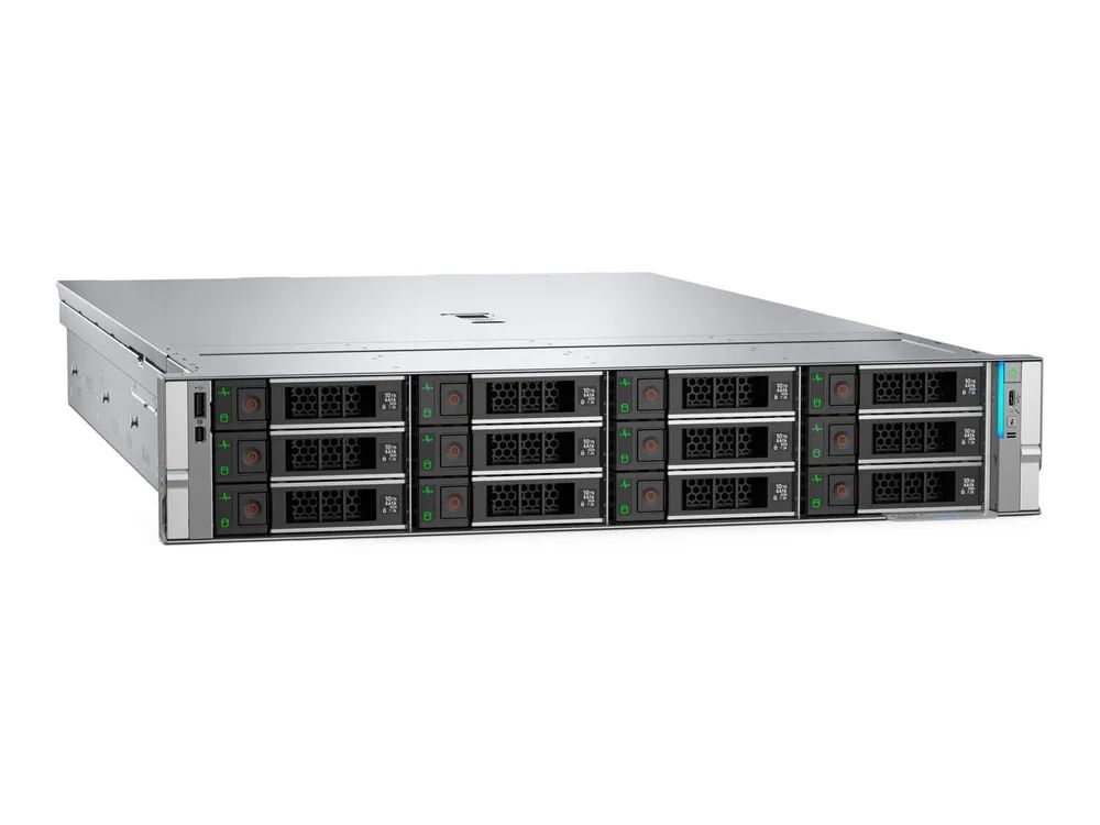 Dell PowerEdge R570 - Server - Rack-Montage - 2U - 1-Weg - 1 x Xeon 6517P / 3.2 GHz - RAM 32 GB - SAS - Hot-Swap 6.4 cm (2.5")
