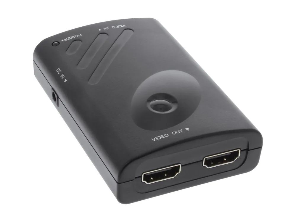 InLine Displayport zu 2x HDMI Splitter/Verteiler - FullHD - m. Videowand-Funktion