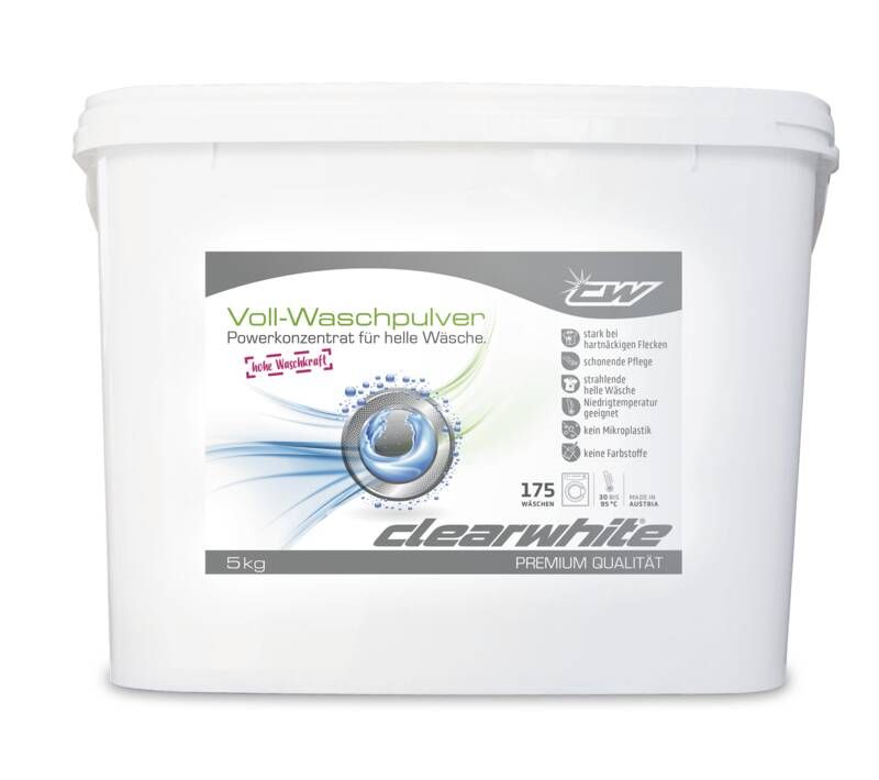 Clearwhite Vollwaschpulver 5kg