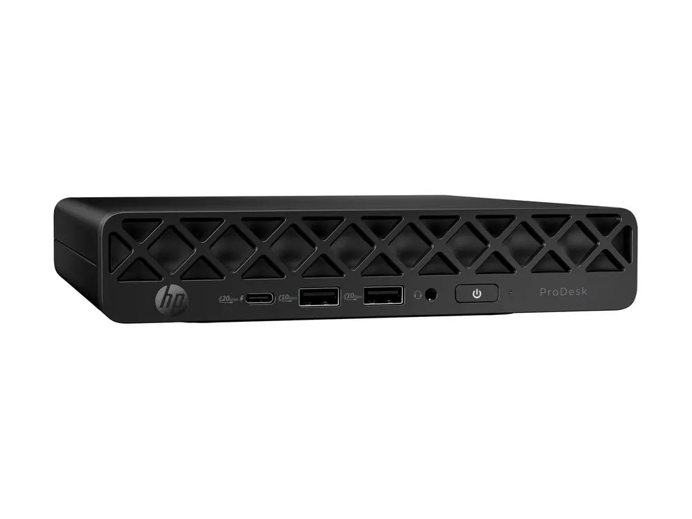 HP ProDesk 4 G1i AI - Mini - Core Ultra 7 265T - RAM 24 GB - SSD 512 GB - NVMe - Intel Graphics - 1GbE, Wi-Fi 6E, Bluetooth 5.3 - WLAN: 802.11a/b/g/n/ac/ax (Wi-Fi 6E)