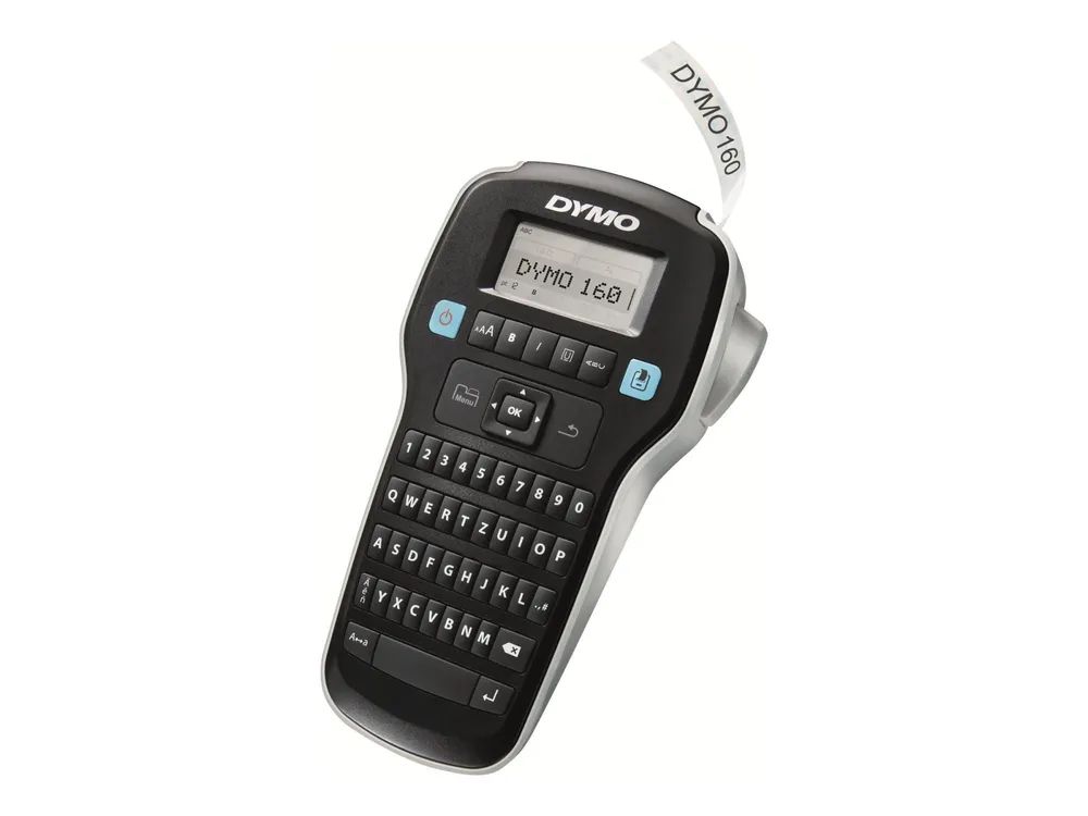 Dymo LabelMANAGER 160 - Value Pack - Beschriftungsgerät - s/w - Thermotransfer - Rolle (1,2 cm)
