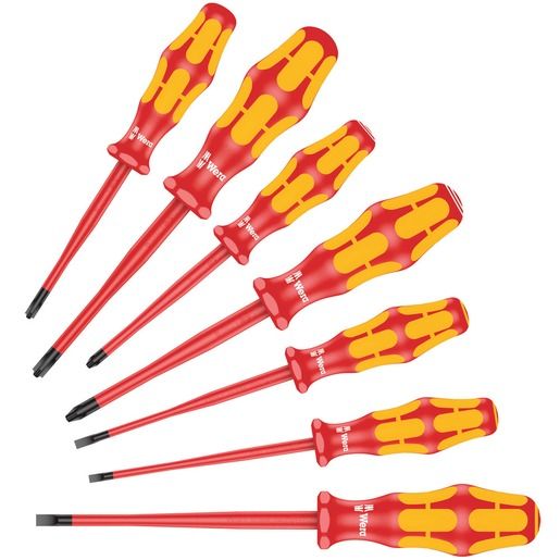 Wera REDUZ.KLINGEN-+GRIFFDM, 7-TLG. / WERA VDE SCHRAUBENDR.SATZ 05135961001