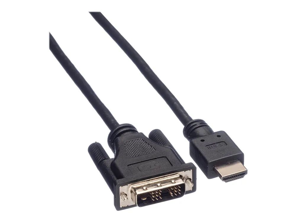 ROLINE Adapterkabel - HDMI männlich zu DVI-D männlich