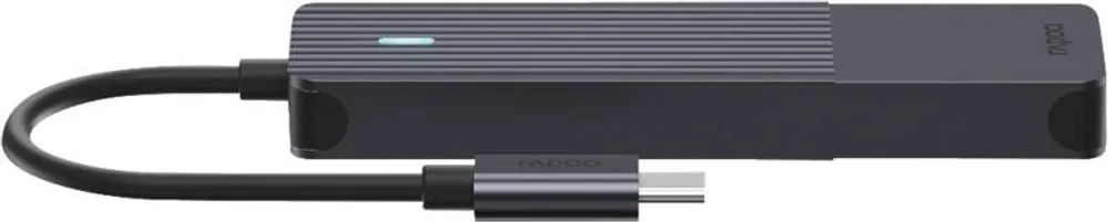 USB-C Hub "UCH-4001", USB-C auf USB-A, Grau