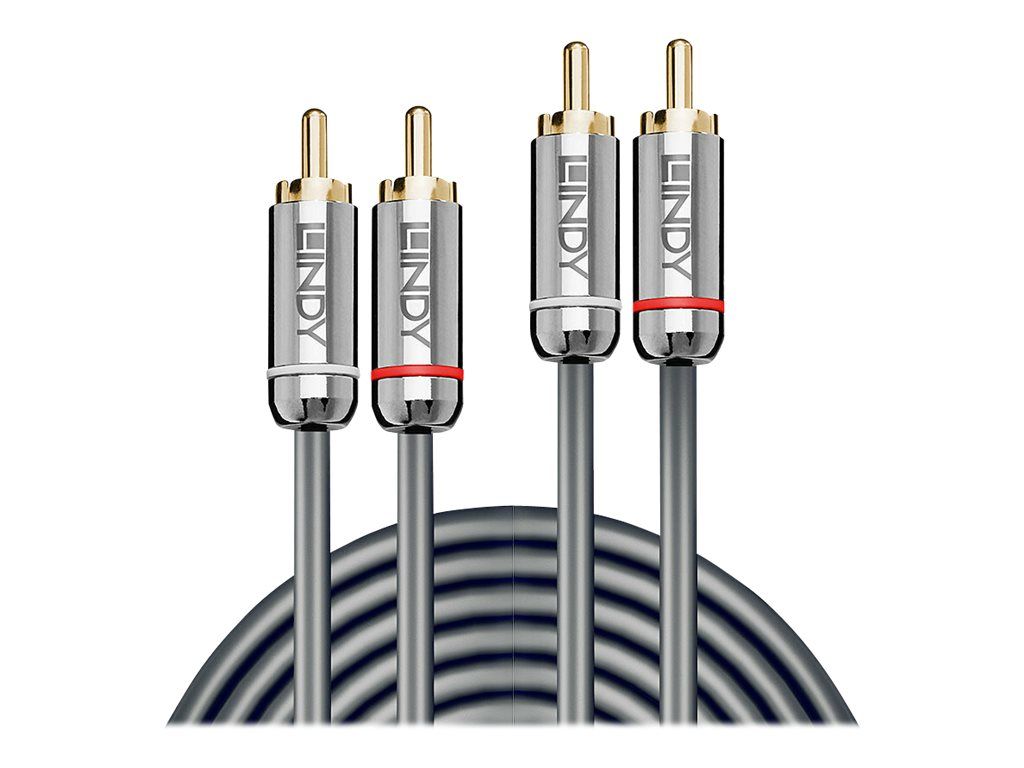Lindy Cromo Line - Audiokabel - RCA männlich zu RCA männlich