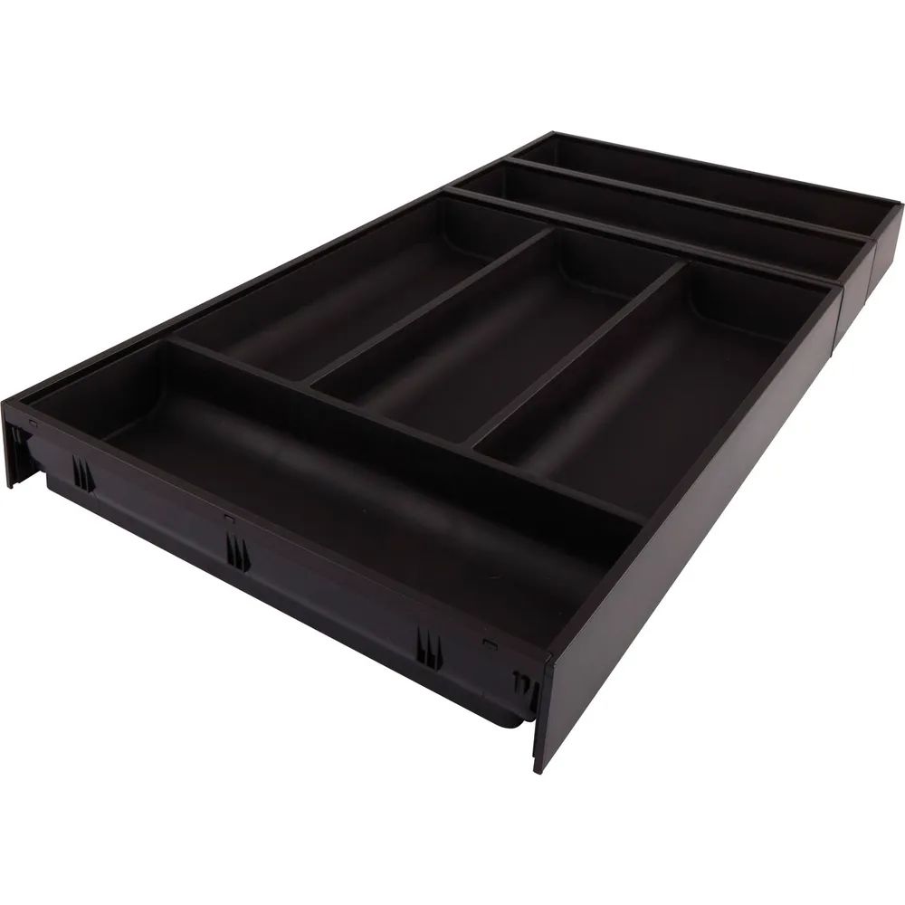 BLUM AMBIA-LINE Besteckeinsatz NL650mm,B300mm, Stahl Carbonschwarz