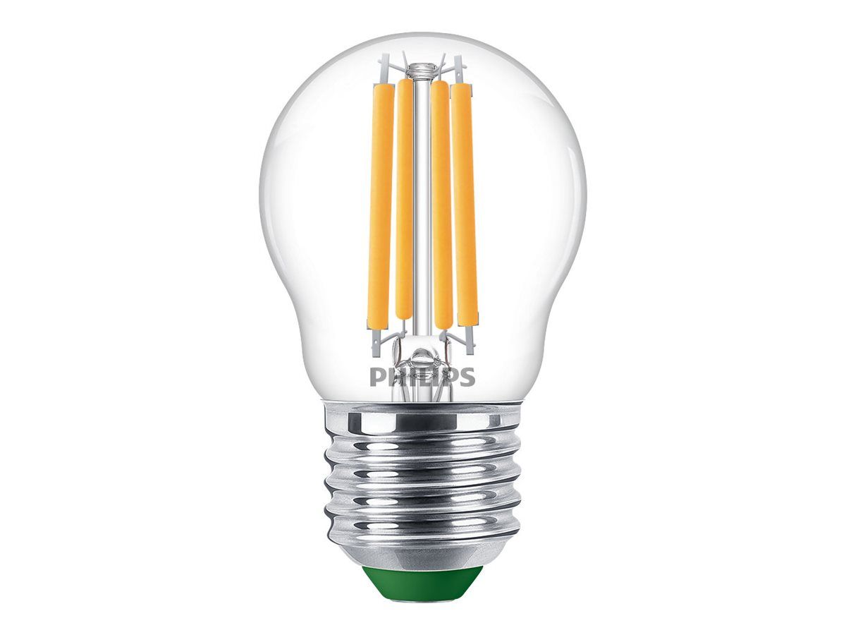 Philips Glühbirne mit LED-Filament - Form: P45 - klar Finish - E27 - 2.3 W (Entsprechung 40 W)