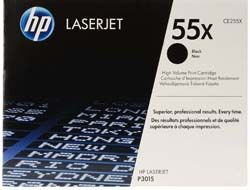 HP 55X - Hohe Ergiebigkeit - Schwarz - original - LaserJet - Tonerpatrone (CE255X)