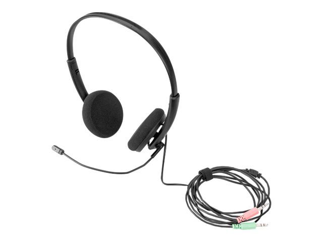 DIGITUS On Ear Office Headset mit Geräuschreduzierung, 3,5 mm Stereo
